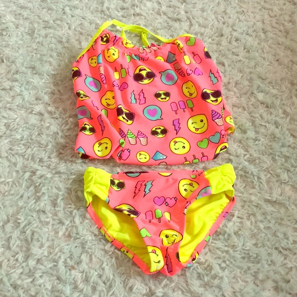 girls emoji swimsuit